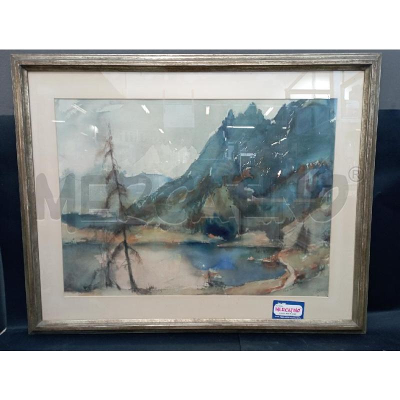 AQUERELLO   SU CARTA  PAESAGGIO 75X65  | Mercatino dell'Usato Cesena 1