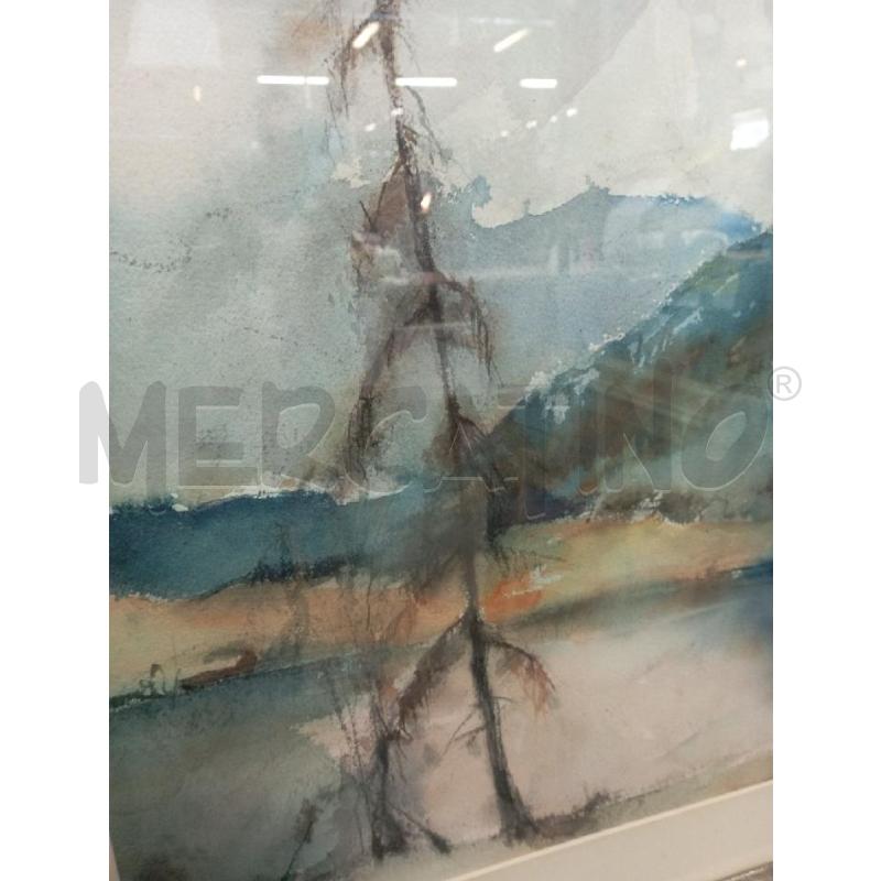 AQUERELLO   SU CARTA  PAESAGGIO 75X65  | Mercatino dell'Usato Cesena 2