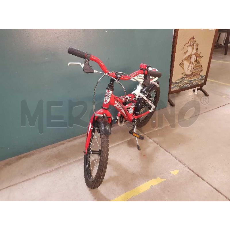 BICICLETTA  BAMBINO 16 VICINI ROSSA BIANCA | Mercatino dell'Usato Cesena 2
