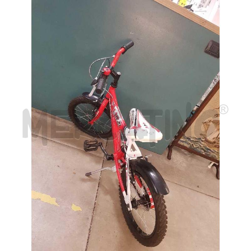 BICICLETTA  BAMBINO 16 VICINI ROSSA BIANCA | Mercatino dell'Usato Cesena 4
