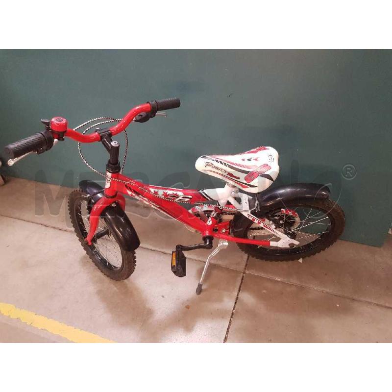BICICLETTA  BAMBINO 16 VICINI ROSSA BIANCA | Mercatino dell'Usato Cesena 5