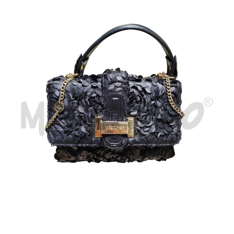 BORSA D GREY MER FIORI ROSE NE  | Mercatino dell'Usato Cesena 1