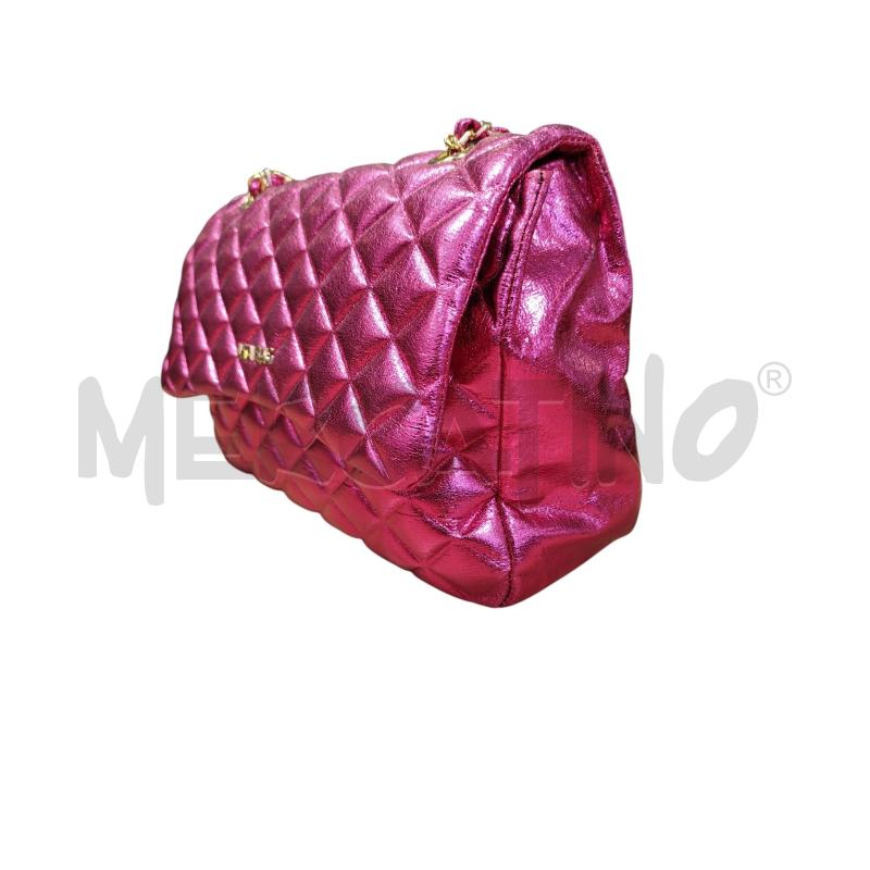 BORSA D MIA BAG FUCSIA METALLIZZATO | Mercatino dell'Usato Cesena 2