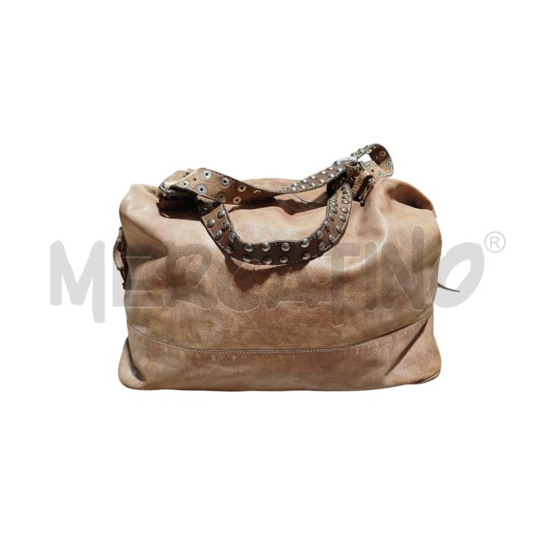 BORSA D PELLE MARR INVECCHIATO MANICI BORCHIE | Mercatino dell'Usato Cesena 1