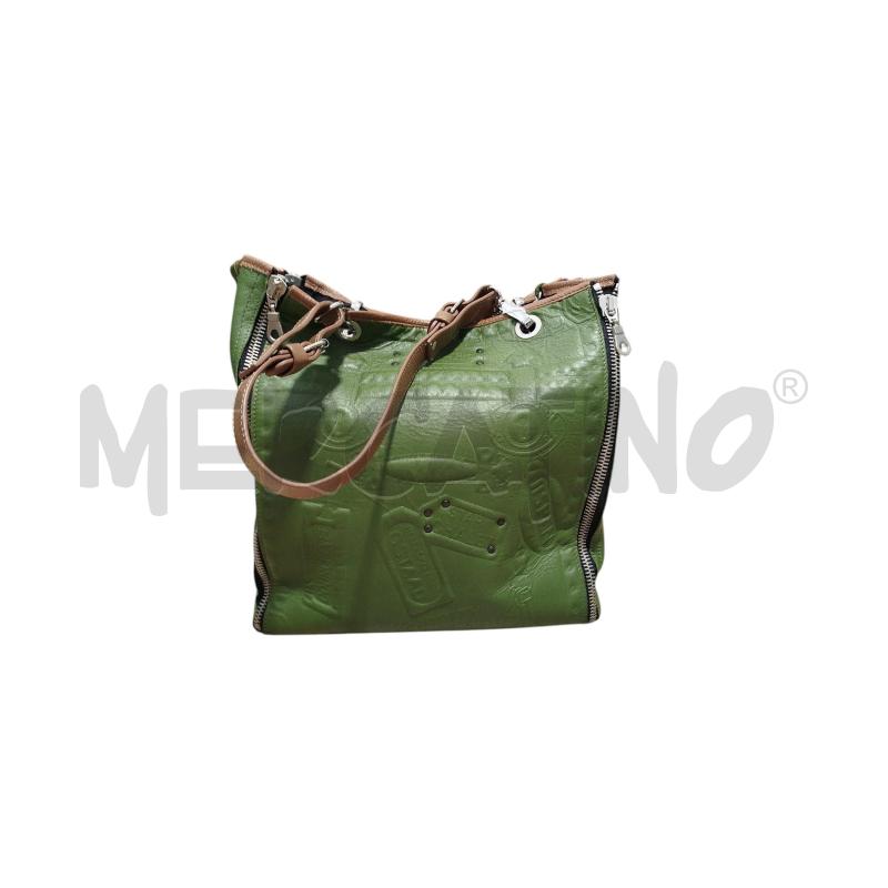 BORSA D VERD SCRITTE RILIEVO BARBARA RIHL | Mercatino dell'Usato Cesena 1