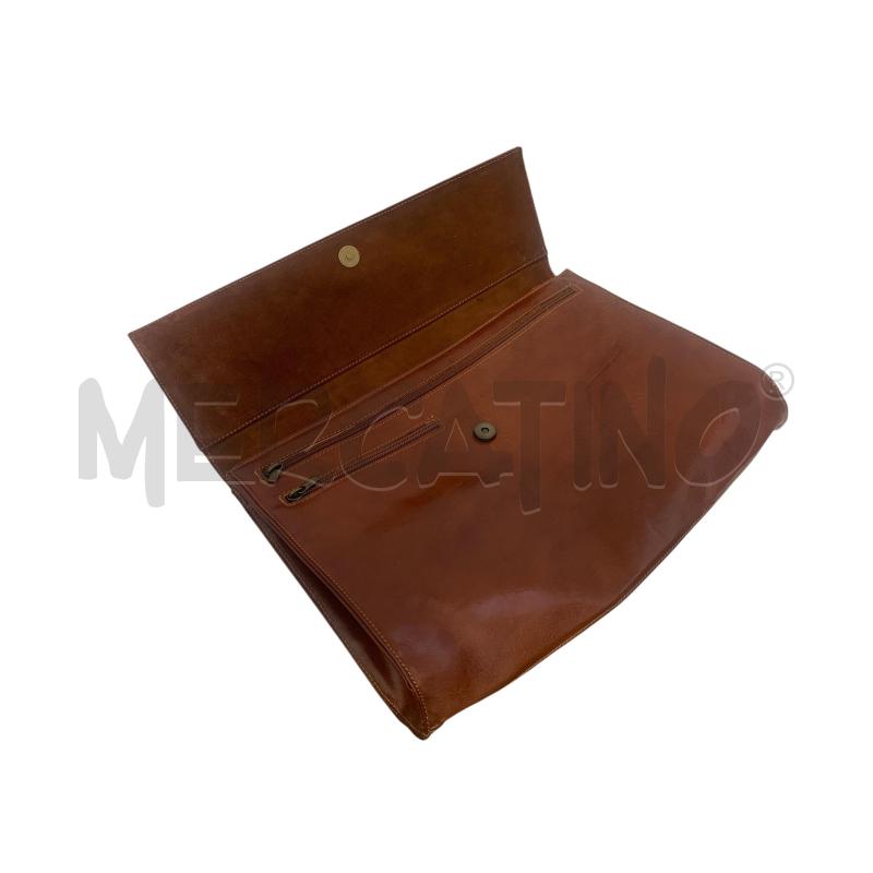 BORSA PELLE CUOIO FIORENTINO | Mercatino dell'Usato Cesena 3