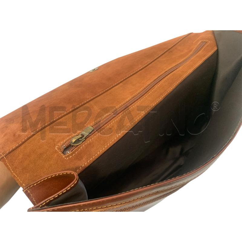 BORSA PELLE CUOIO FIORENTINO | Mercatino dell'Usato Cesena 4