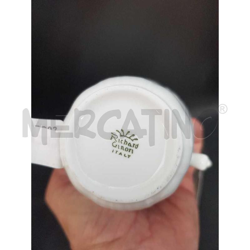 CAFFETTIERA RICHARD GINORI CERAMICA BIANCA LAVORATA | Mercatino dell'Usato Cesena 3