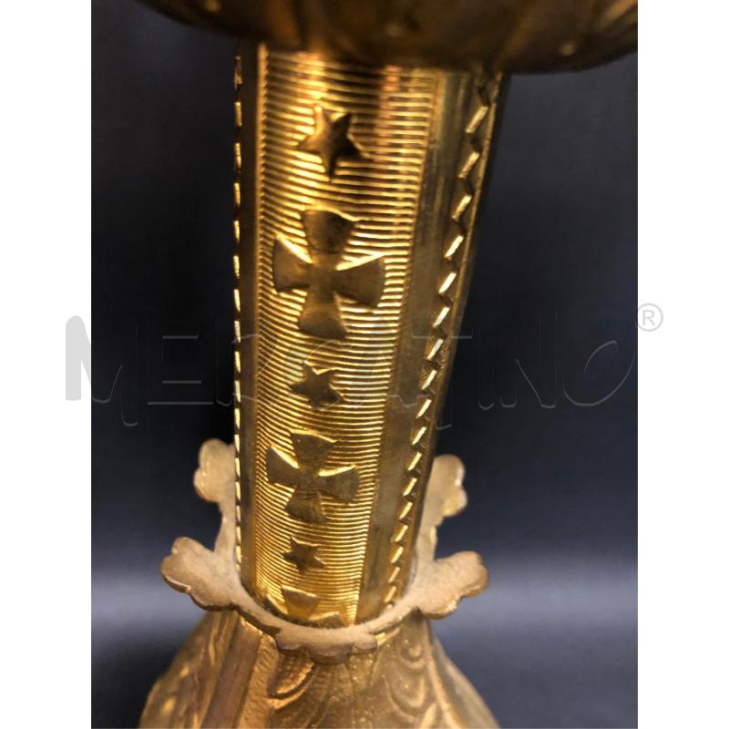 CANDELABRO 07 POSTIMETALLO DORATO | Mercatino dell'Usato Cesena 3