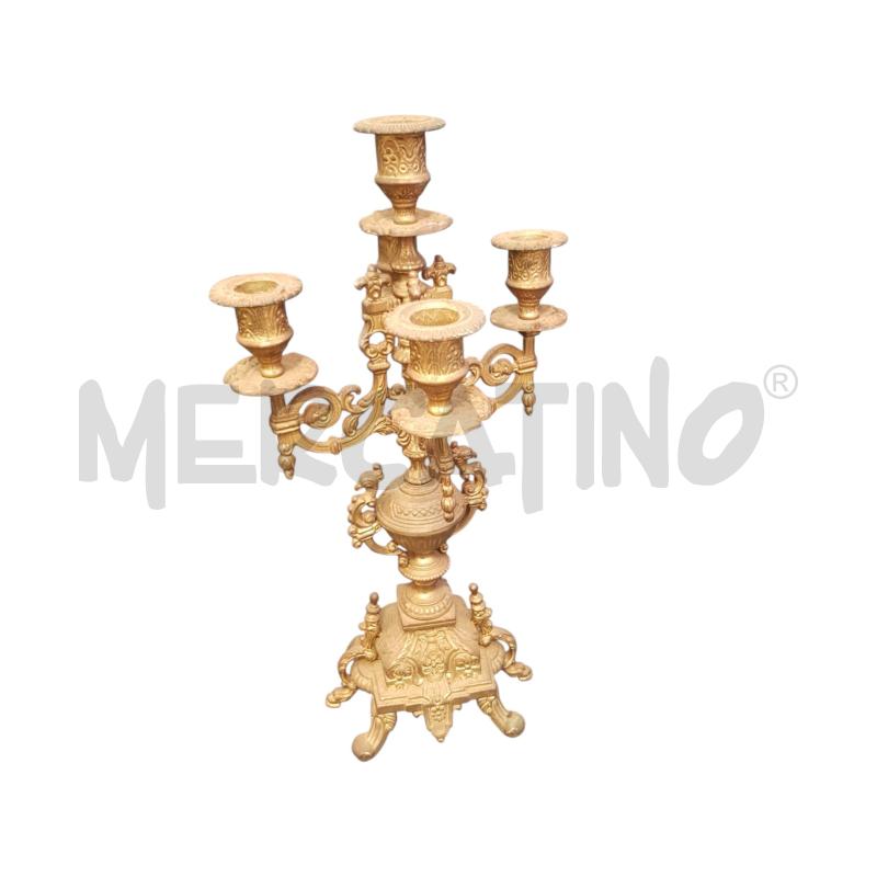 CANDELABRO OTTONE STILE BAROCCO | Mercatino dell'Usato Cesena 1