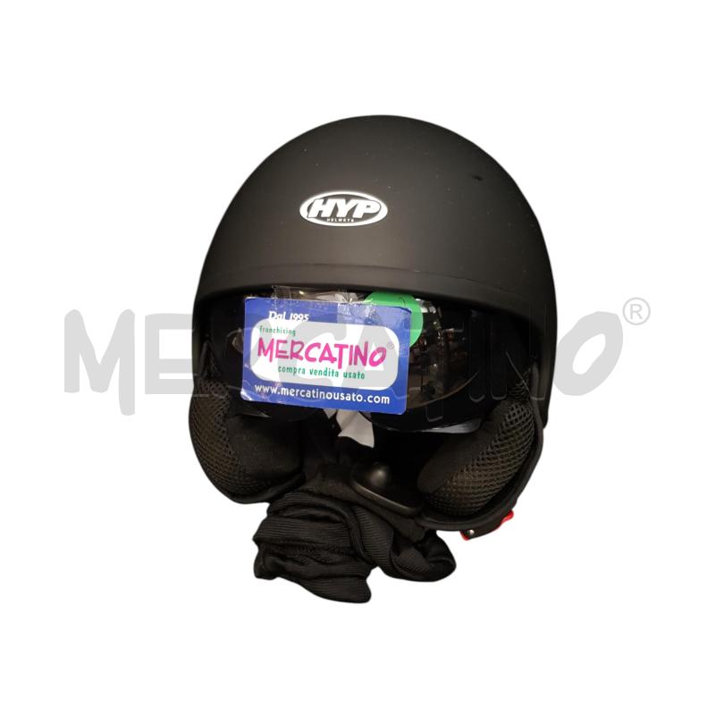 CASCO MOTO SEMINTEGRALE  HYP HELMETS NERO | Mercatino dell'Usato Cesena 1
