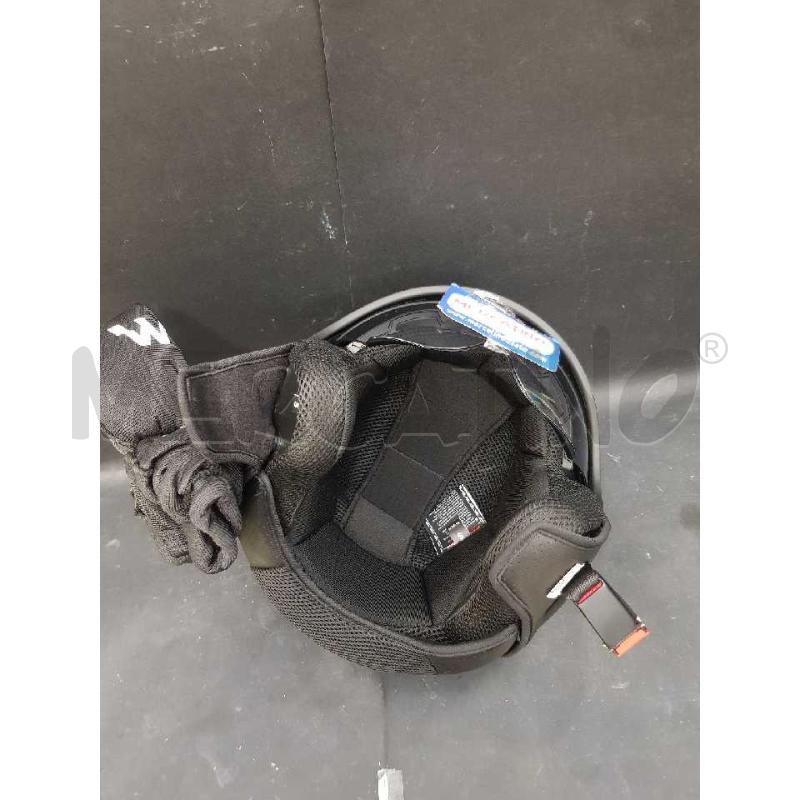 CASCO MOTO SEMINTEGRALE  HYP HELMETS NERO | Mercatino dell'Usato Cesena 3