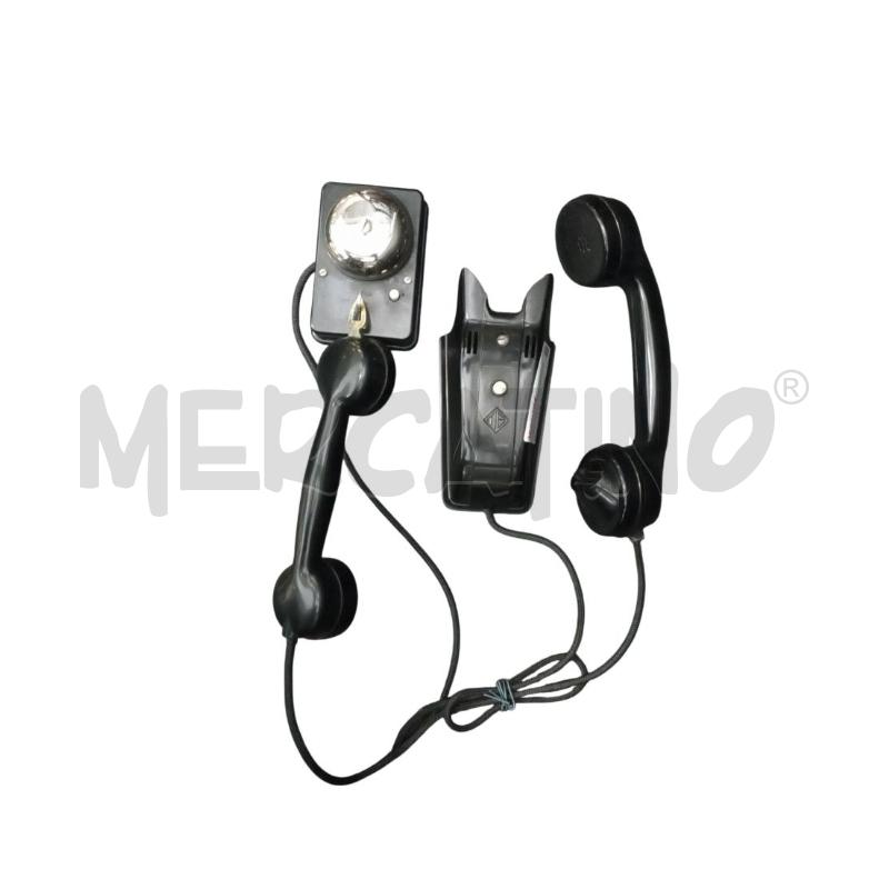CITOFONO + CORNETTA PZ 2 VINTAGE ANNI 50 NERO | Mercatino dell'Usato Cesena 1