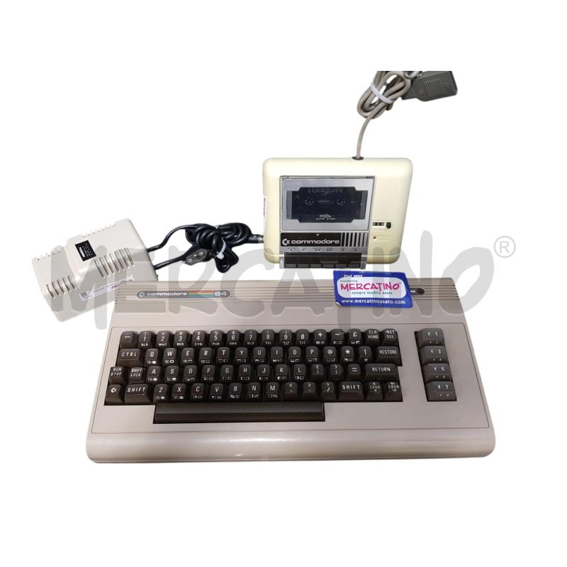 COMMODORE 64 + LETTORE CASSETTE + 1 GIOCO | Mercatino dell'Usato Cesena 1