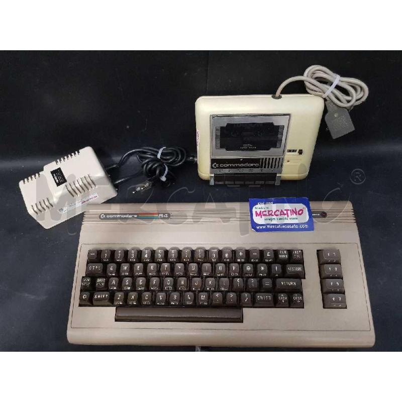 COMMODORE 64 + LETTORE CASSETTE + 1 GIOCO | Mercatino dell'Usato Cesena 3