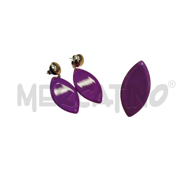 COMPLETO D SODINI VIOLA ORECHINI E ANELLO | Mercatino dell'Usato Cesena 1