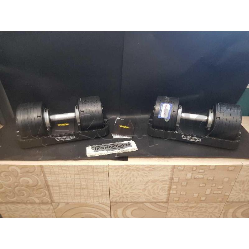 COPPIA MANUBRI TECHNOGYM 007 MULTI DUMBBELLS | Mercatino dell'Usato Cesena 2