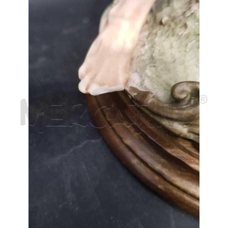 COPPIA STATUE PASTORELLI CAPODIMONTE MASCIO PIEDE ROTTO | Mercatino dell'Usato Cesena 4
