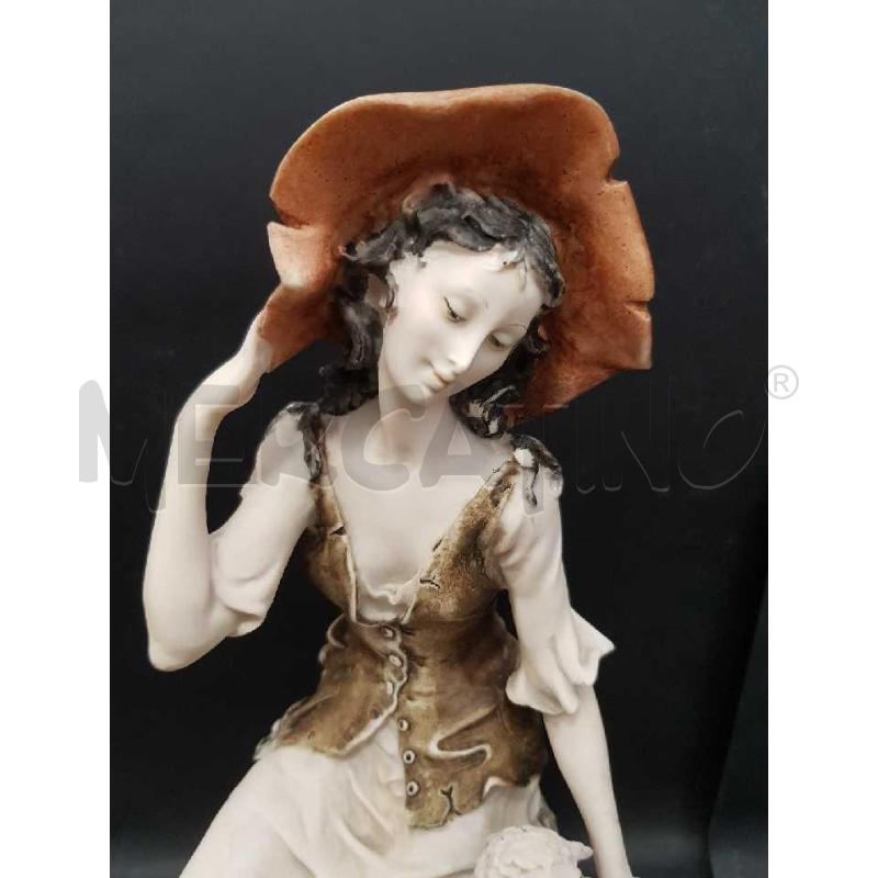 COPPIA STATUE PASTORELLI CAPODIMONTE MASCIO PIEDE ROTTO | Mercatino dell'Usato Cesena 5