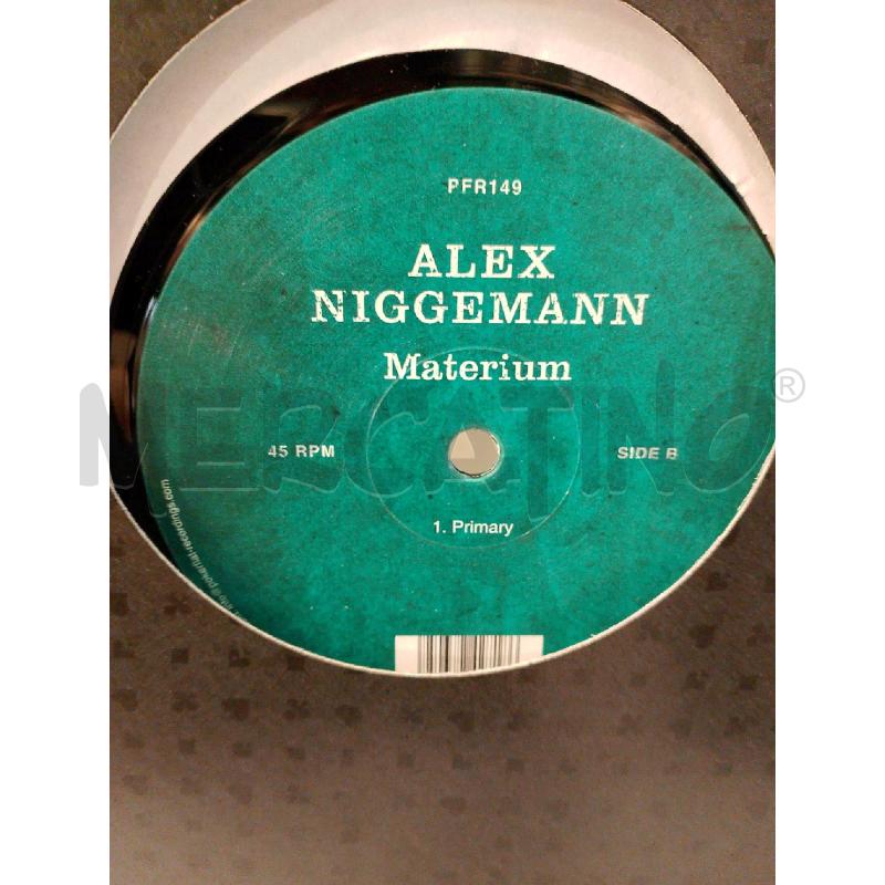 DISCO 12' ALEX NIGGEMAN-MATERIUM- | Mercatino dell'Usato Cesena 1