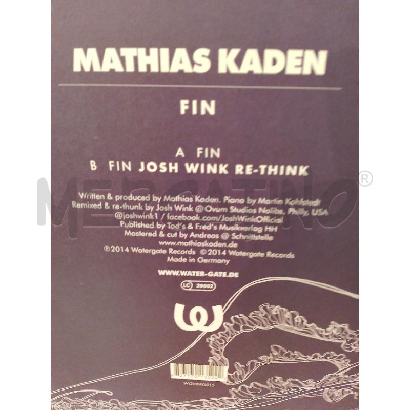 DISCO 12' MATHIAS KADEN-FIN- | Mercatino dell'Usato Cesena 2