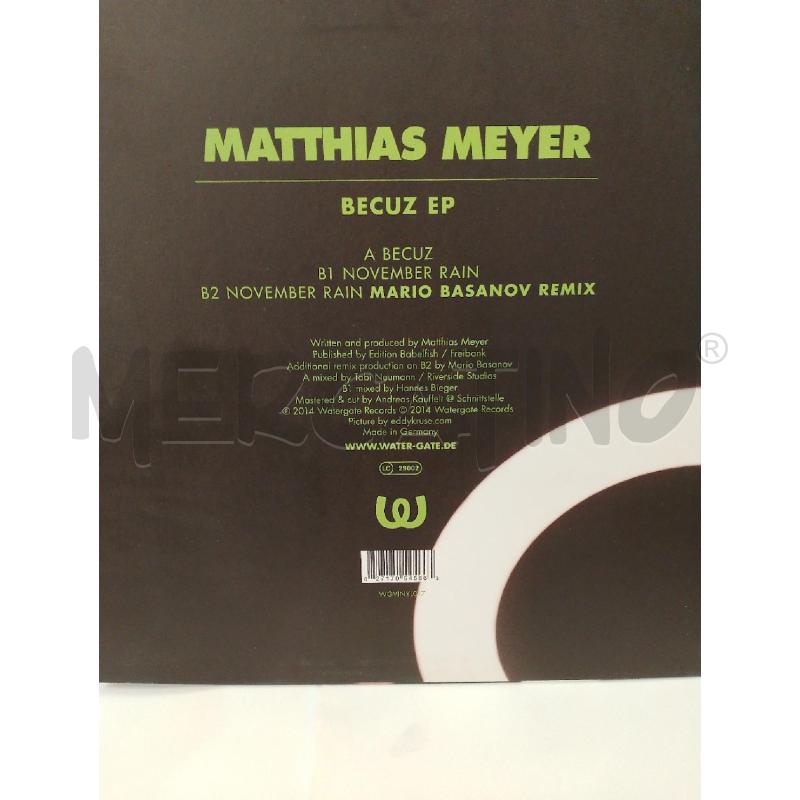 DISCO 12' MATTHIAS MEYER-BECUZ EP-OTTCONDZ | Mercatino dell'Usato Cesena 2