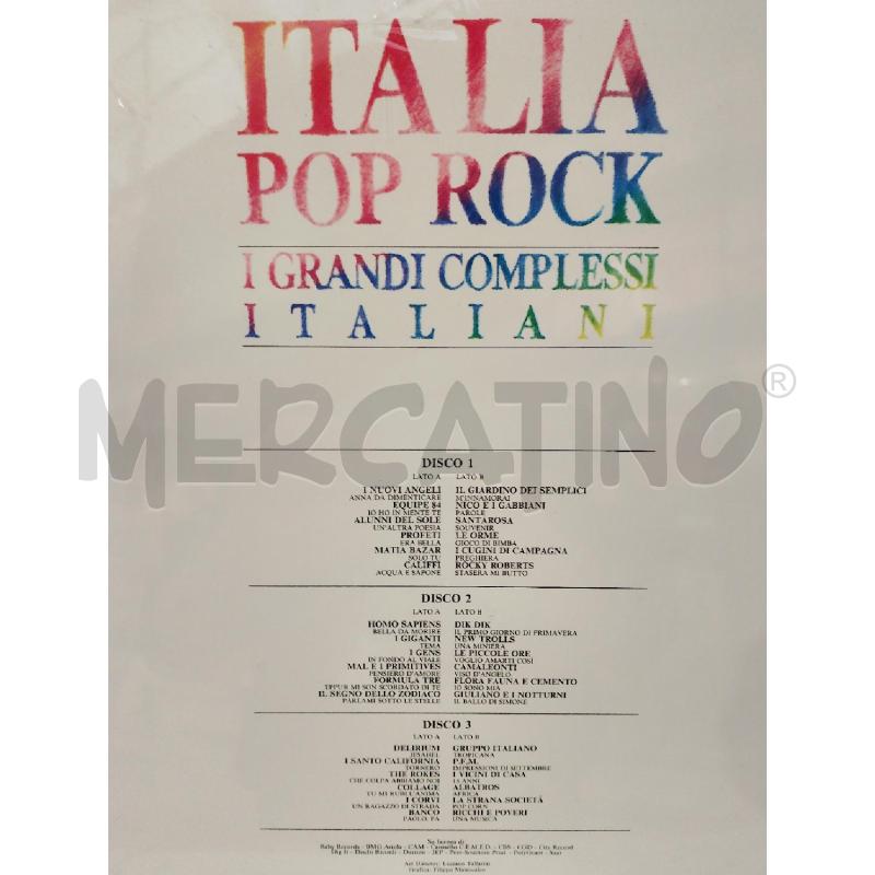 DISCO BOX 3 LP ITALIA POP ROCK I GRANDI COMPLESSI ITALIANI- SIGILLATO | Mercatino dell'Usato Cesena 2