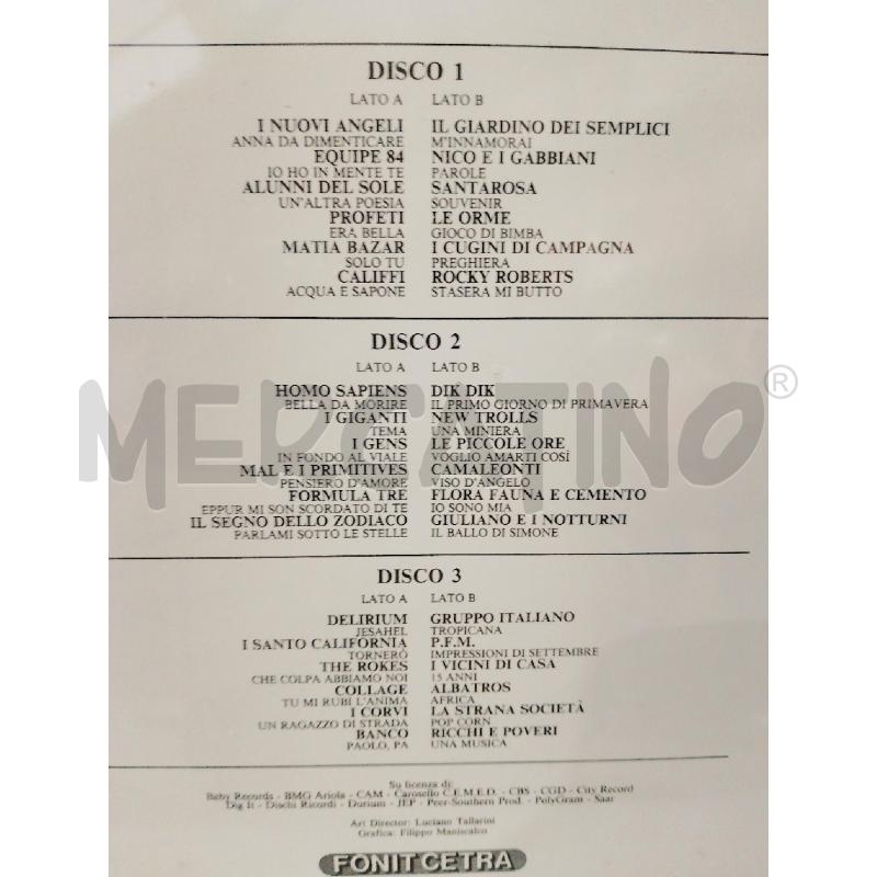 DISCO BOX 3 LP ITALIA POP ROCK I GRANDI COMPLESSI ITALIANI- SIGILLATO | Mercatino dell'Usato Cesena 3