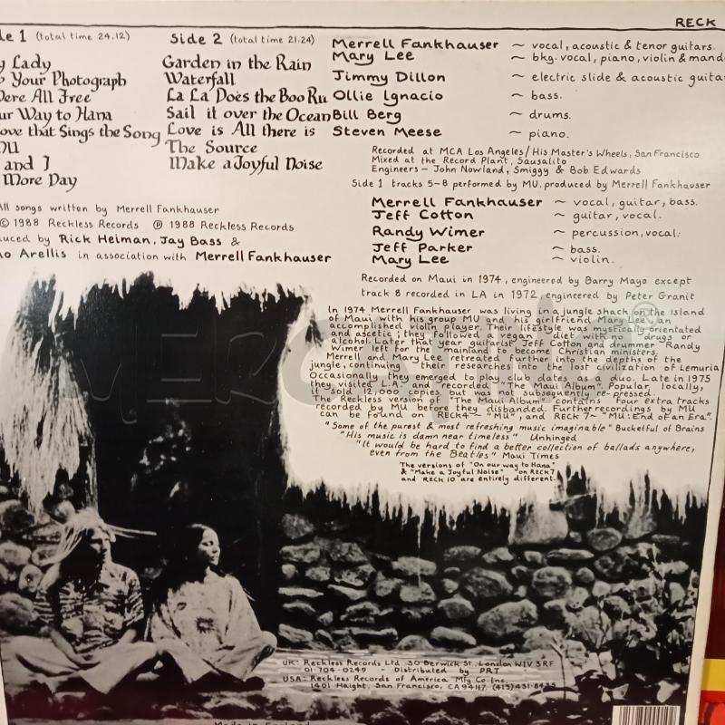DISCO LP MERREL FANKHAUSER-THE MAVI ALBUM-OTTCONDZ | Mercatino dell'Usato Cesena 2