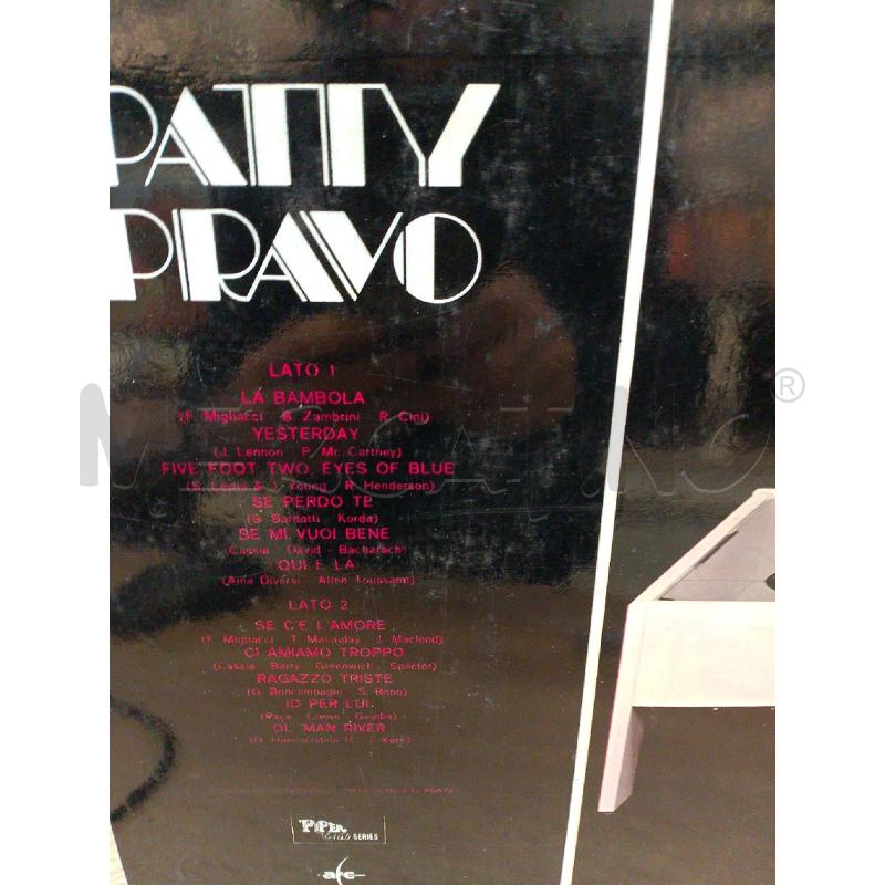DISCO LP PATTY PRAVO-PATTY PRAVO-BUONCONDZ | Mercatino dell'Usato Cesena 2