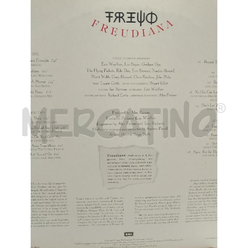 DISCO LP X 2 FREUDIANA-FREUDIANA-OTTCONDZION | Mercatino dell'Usato Cesena 2