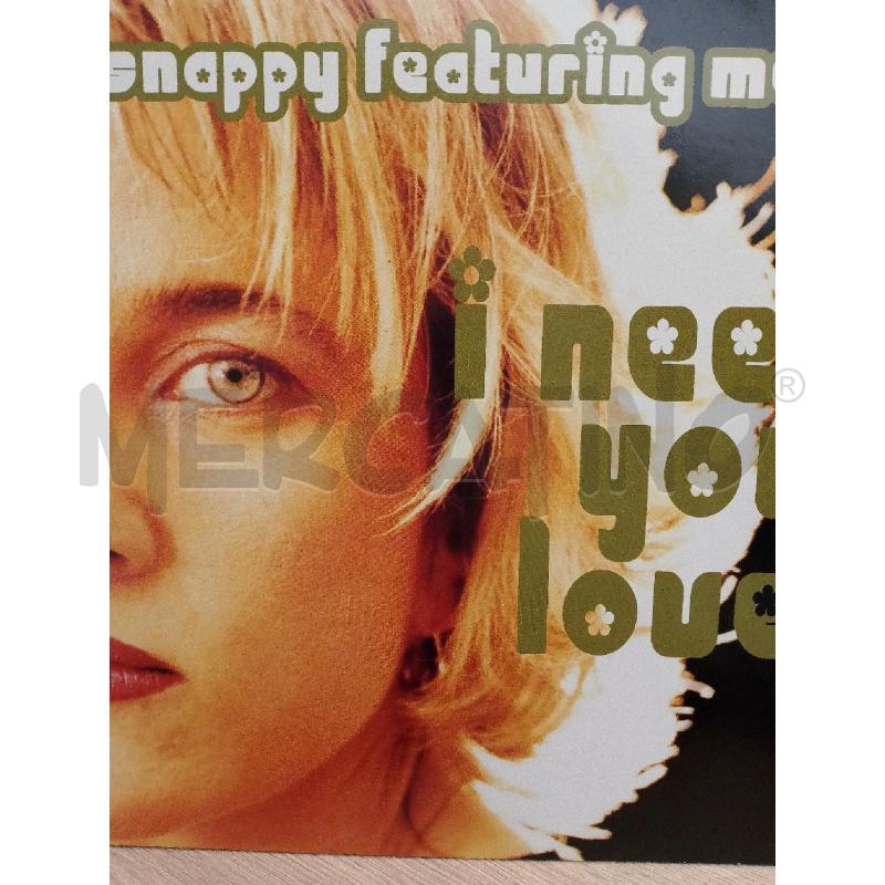DISC MIX SNAPPY FEAT.MEENA- I NEED YOUR LOVE- | Mercatino dell'Usato Cesena 1