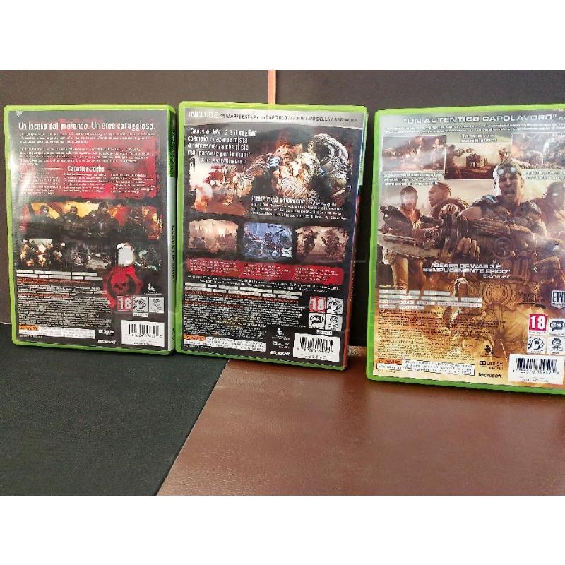 DVD X BOX 360 GEARS OF WAR  NUMERO 1/2/3 | Mercatino dell'Usato Cesena 2