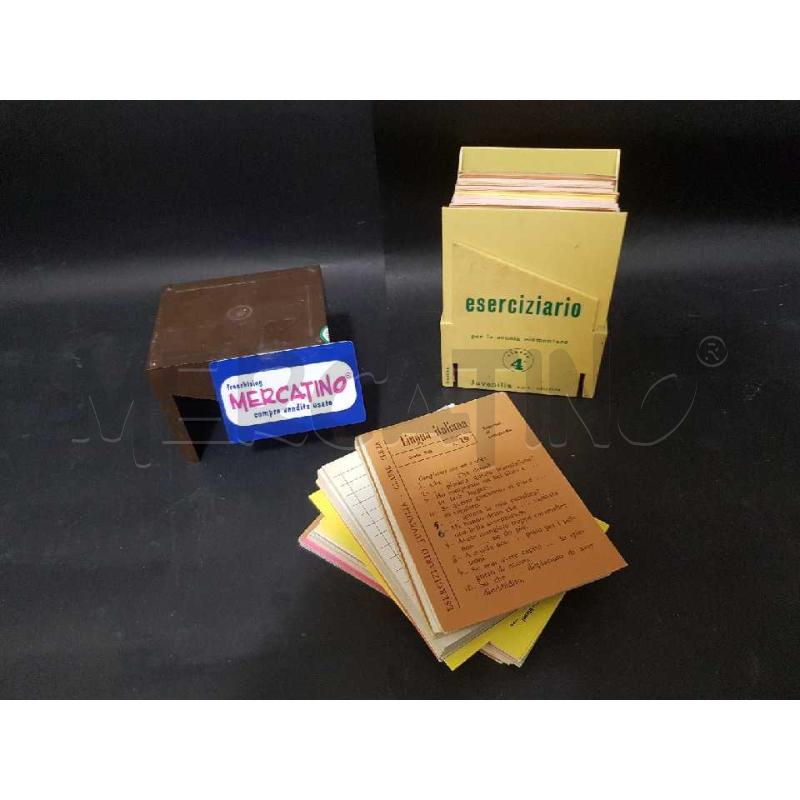 ESERCIZIARIO JUVENILIA QUARTA ELEMENTARE BOX MARRONE 1968 | Mercatino dell'Usato Cesena 3