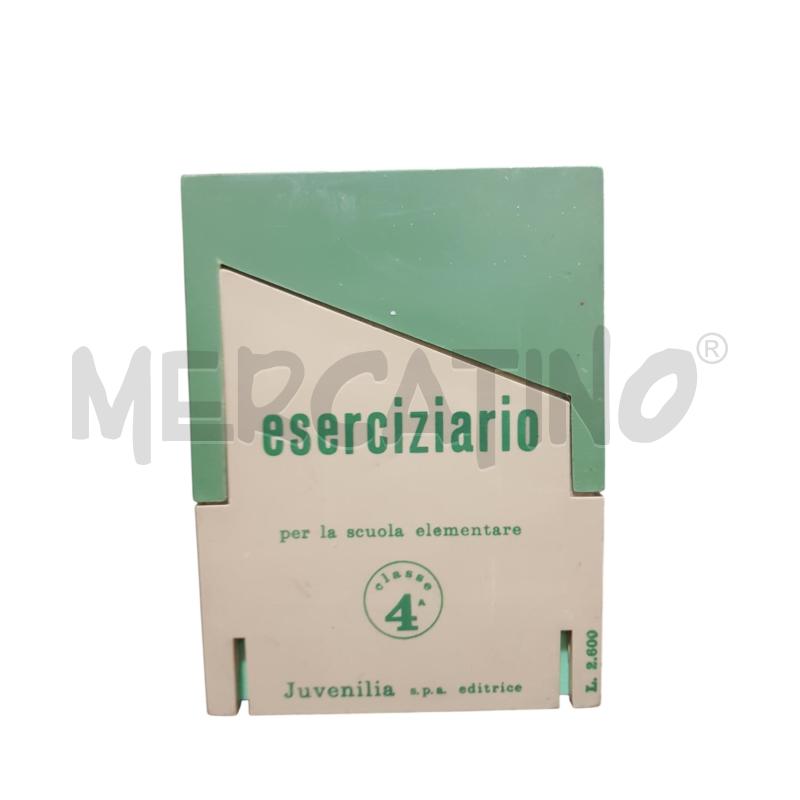 ESERCIZIARIO JUVENILIA QUARTA ELEMENTARE BOX VERDE 1968 | Mercatino dell'Usato Cesena 1
