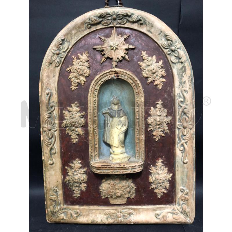 FORMA TERRACOTTA MADONNA IN NICCHIA GULLINI ROBERTO 1906 | Mercatino dell'Usato Cesena 1