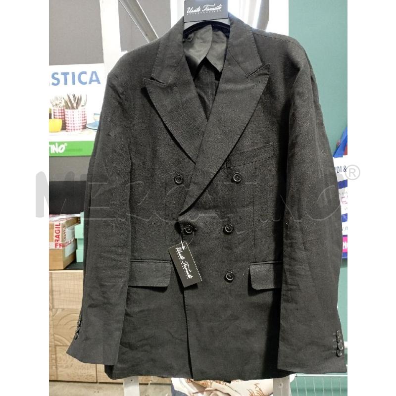 GIACCA UOMO CERVELLI LINO NERA SARTORIALE  | Mercatino dell'Usato Cesena 2
