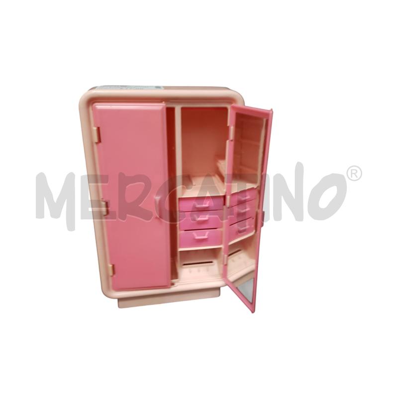GIOCO ARMADIO MATTEL 1977 BARBIE PLASTICA ROSA | Mercatino dell'Usato Cesena 1