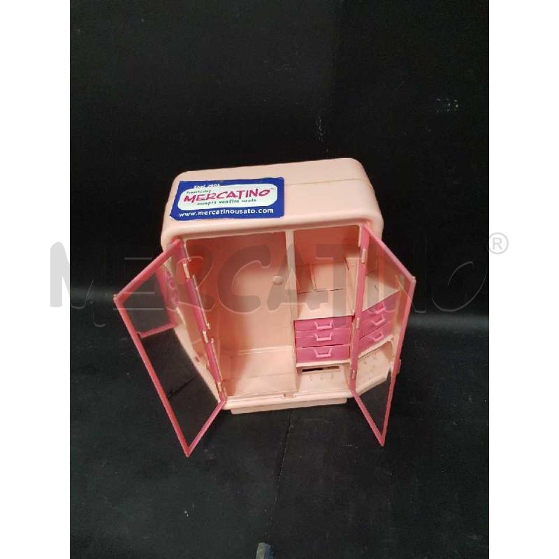 GIOCO ARMADIO MATTEL 1977 BARBIE PLASTICA ROSA | Mercatino dell'Usato Cesena 3