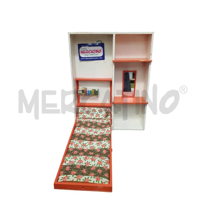GIOCO CAMERA DA LETTO  IN LEGNO PER BAMBOLE  | Mercatino dell'Usato Cesena 1