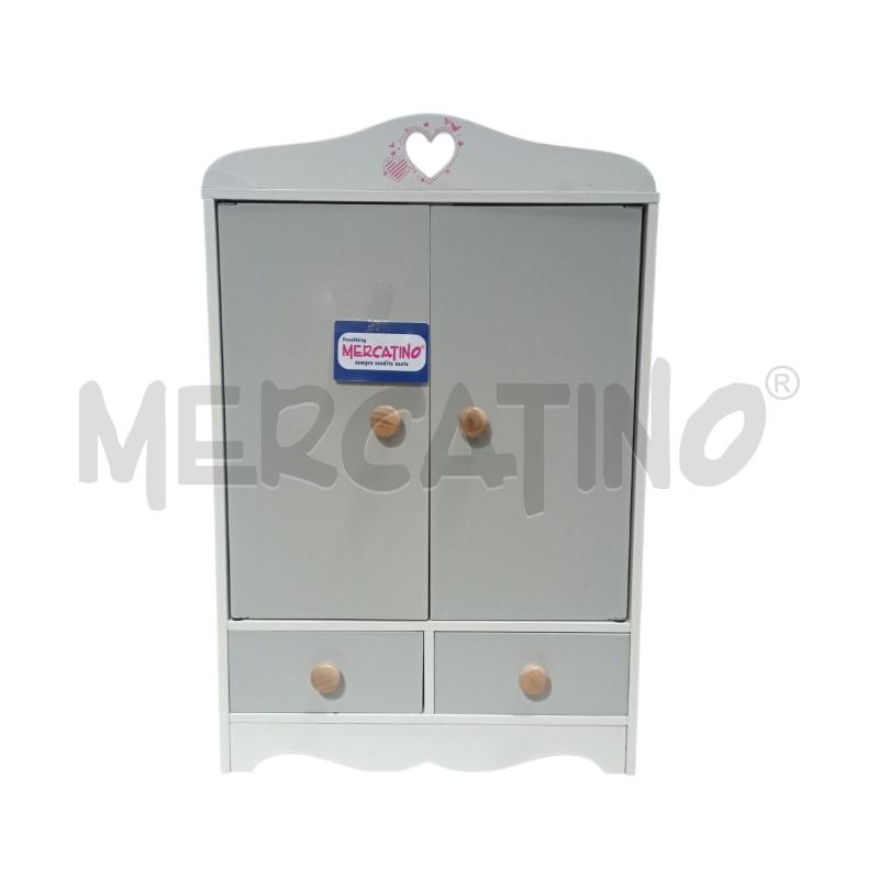 GIOCO LEGNO ARMADIO DUE ANTE + CASSETTI | Mercatino dell'Usato Cesena 1