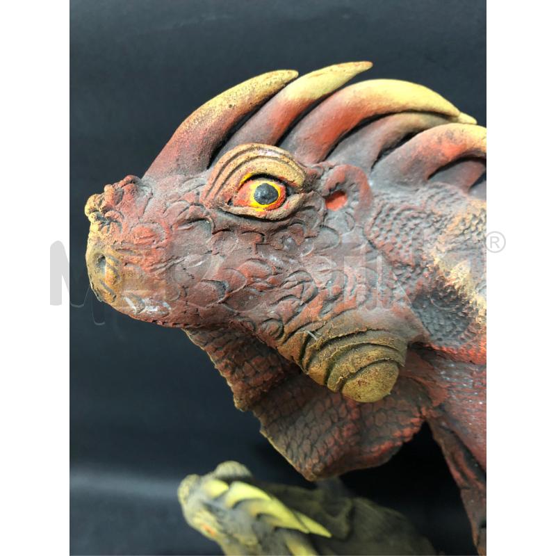 IGUANA  RESINA  SU LEGNO  | Mercatino dell'Usato Cesena 2