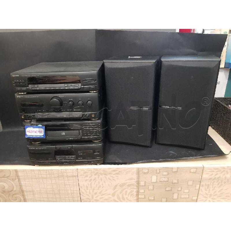 IMPIANTO STEREO KENWOOD + 2 CASSE  | Mercatino dell'Usato Cesena 2