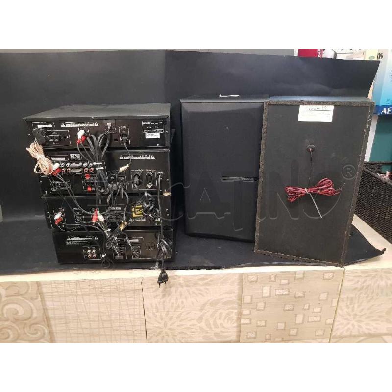 IMPIANTO STEREO KENWOOD + 2 CASSE  | Mercatino dell'Usato Cesena 3