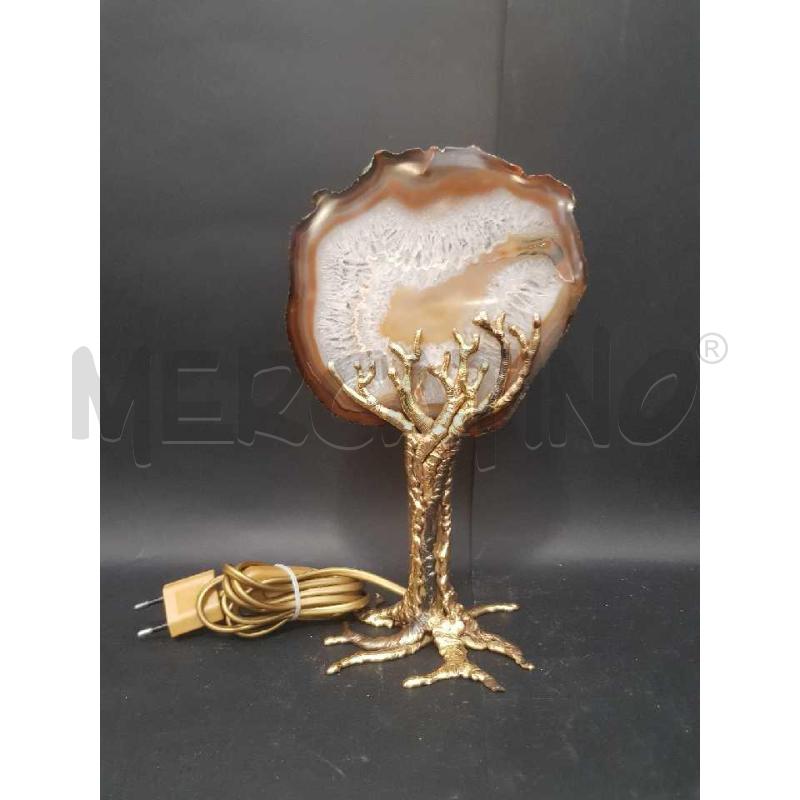 LAMPADA BASE BRONZO AGATA  | Mercatino dell'Usato Cesena 2