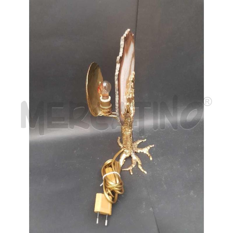 LAMPADA BASE BRONZO AGATA  | Mercatino dell'Usato Cesena 3