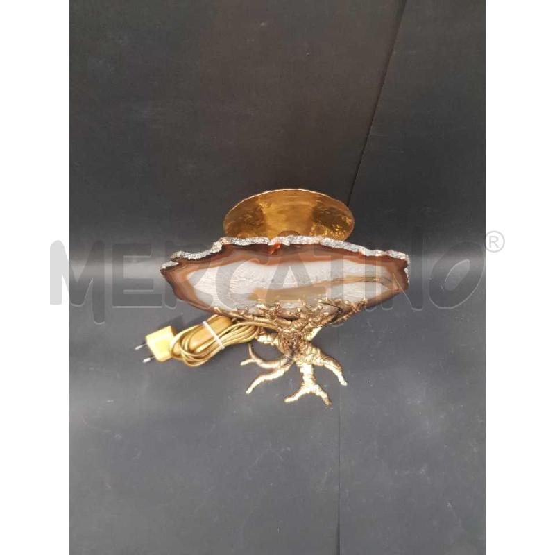 LAMPADA BASE BRONZO AGATA  | Mercatino dell'Usato Cesena 4