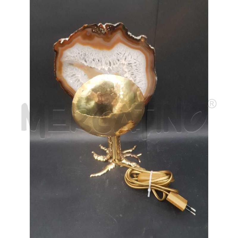 LAMPADA BASE BRONZO AGATA  | Mercatino dell'Usato Cesena 5