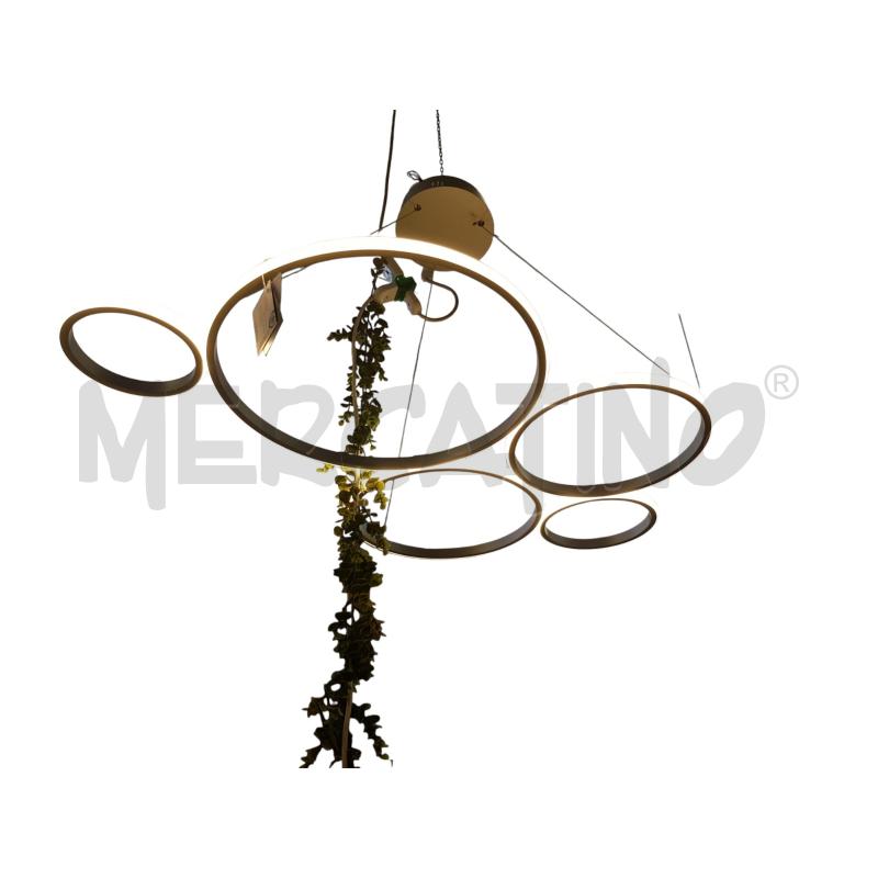 LAMPADA ONDALUCE DESIGN POIS SILVER OPACO SOSPENSIONE | Mercatino dell'Usato Cesena 1