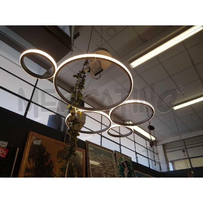 LAMPADA ONDALUCE DESIGN POIS SILVER OPACO SOSPENSIONE | Mercatino dell'Usato Cesena 3